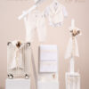 Πακέτο βάπτισης για αγόρι Piccolino Fabio off white