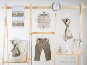 Πακέτο βάπτισης για αγόρι Piccolino Francisco sage