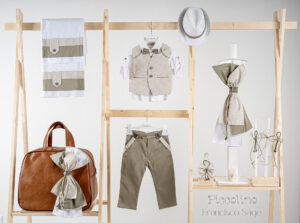 Πακέτο βάπτισης για αγόρι Piccolino Francisco sage