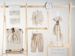 Πακέτο βάπτισης για αγόρι Piccolino Furilo beige