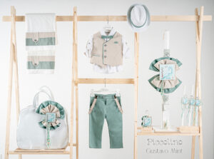 Πακέτο βάπτισης για αγόρι Piccolino Gustavo mint