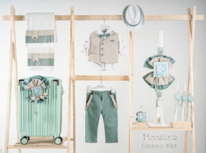 Πακέτο βάπτισης για αγόρι Piccolino Gustavo mint