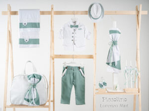 Πακέτο βάπτισης για αγόρι Piccolino Lorenzo mint