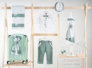 Πακέτο βάπτισης για αγόρι Piccolino Lorenzo mint