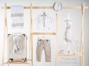 Πακέτο βάπτισης για αγόρι Piccolino Lorenzo sand