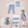 Πακέτο βάπτισης για αγόρι Piccolino Nico light blue