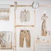 Πακέτο βάπτισης για αγόρι Piccolino Pablo beige