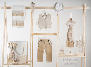 Πακέτο βάπτισης για αγόρι Piccolino Pablo beige