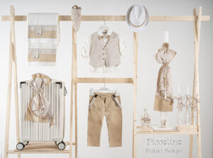 Πακέτο βάπτισης για αγόρι Piccolino Pablo beige