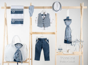 Πακέτο βάπτισης για αγόρι Piccolino Pablo cobalt