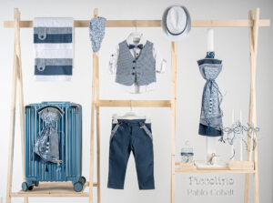 Πακέτο βάπτισης για αγόρι Piccolino Pablo cobalt