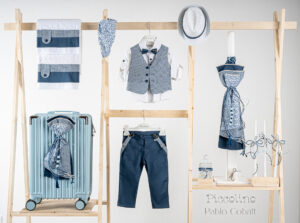 Πακέτο βάπτισης για αγόρι Piccolino Pablo cobalt