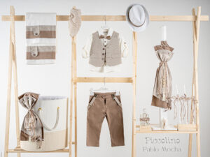 Πακέτο βάπτισης για αγόρι Piccolino Pablo mocha