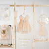 Πακέτο βάπτισης για κορίτσι Piccolino Filomena salmon με βαλίτσα ecru