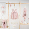 Πακέτο βάπτισης για κορίτσι Piccolino Zoe pink με τσάντα  ivory