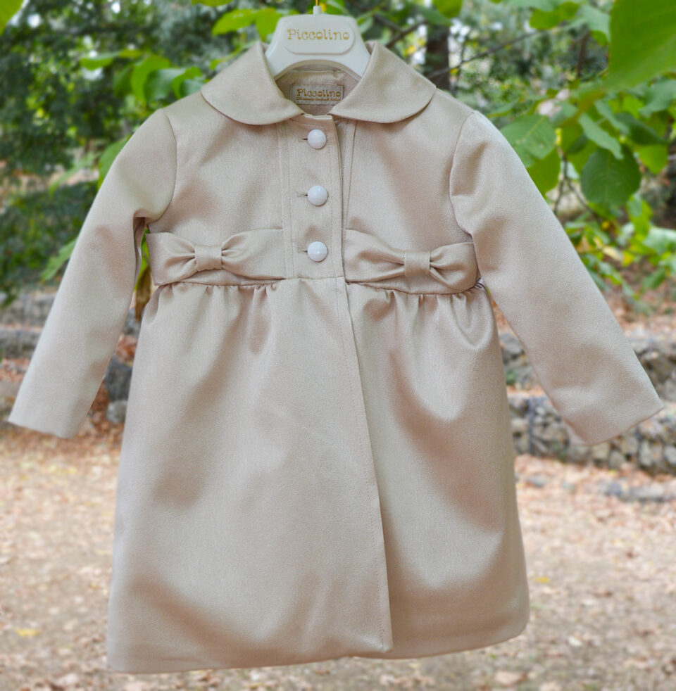 Παλτό βαπτιστικό COAT 24 CHAMPAGNE