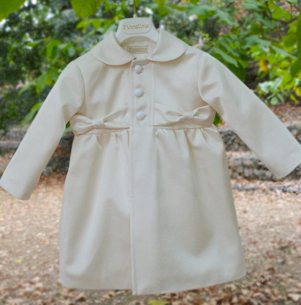 Παλτό βαπτιστικό COAT-24 IVORY