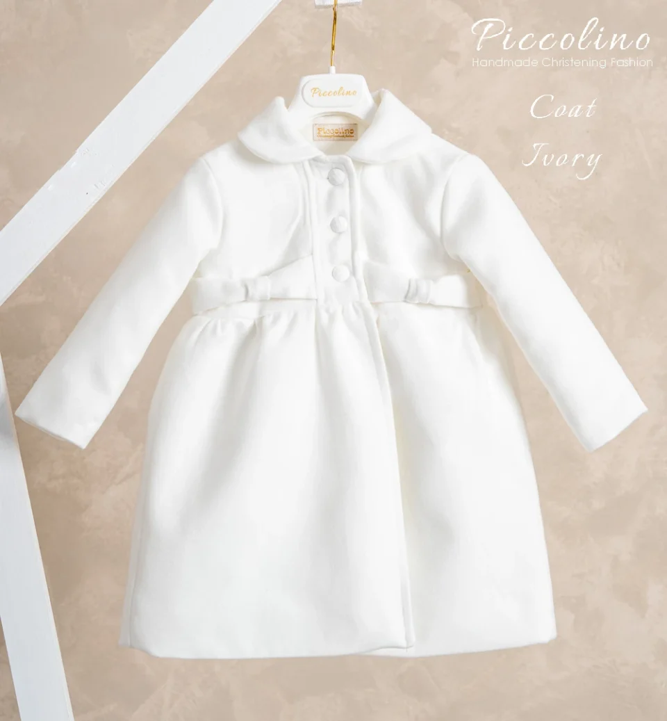 Παλτό βαπτιστικό COAT IVORY